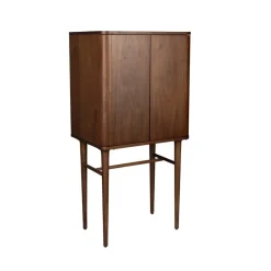 Dutchbone Wandkasten|Industriele Kasten|Morrison Wandkast Walnoot 62cm