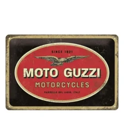Metal Signs Metalen Borden|Moto Guzzi motorcycles since 1921 - metalen bord