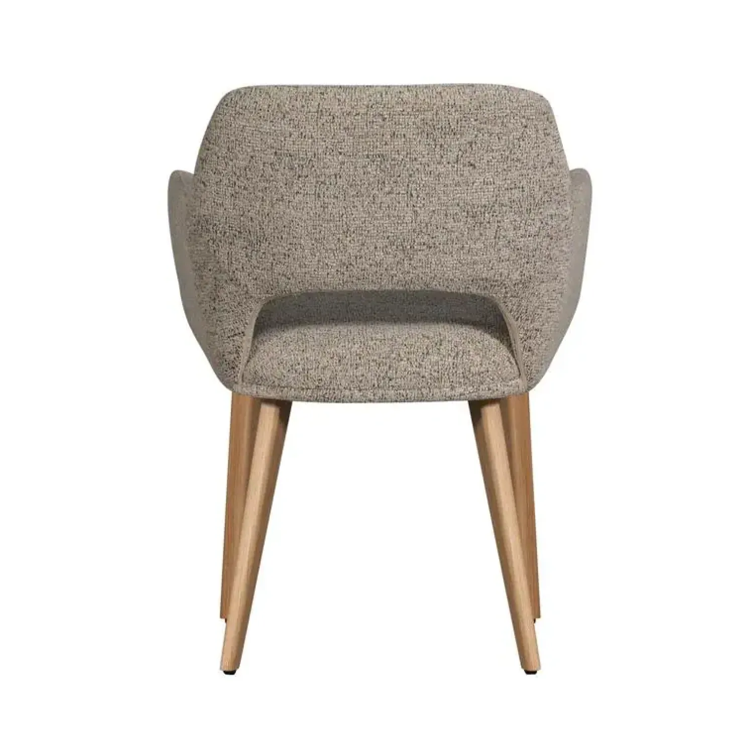 WOOOD Eetkamerstoelen|Murat Eetkamerstoel Naturel Met Houten Poot Naturel
