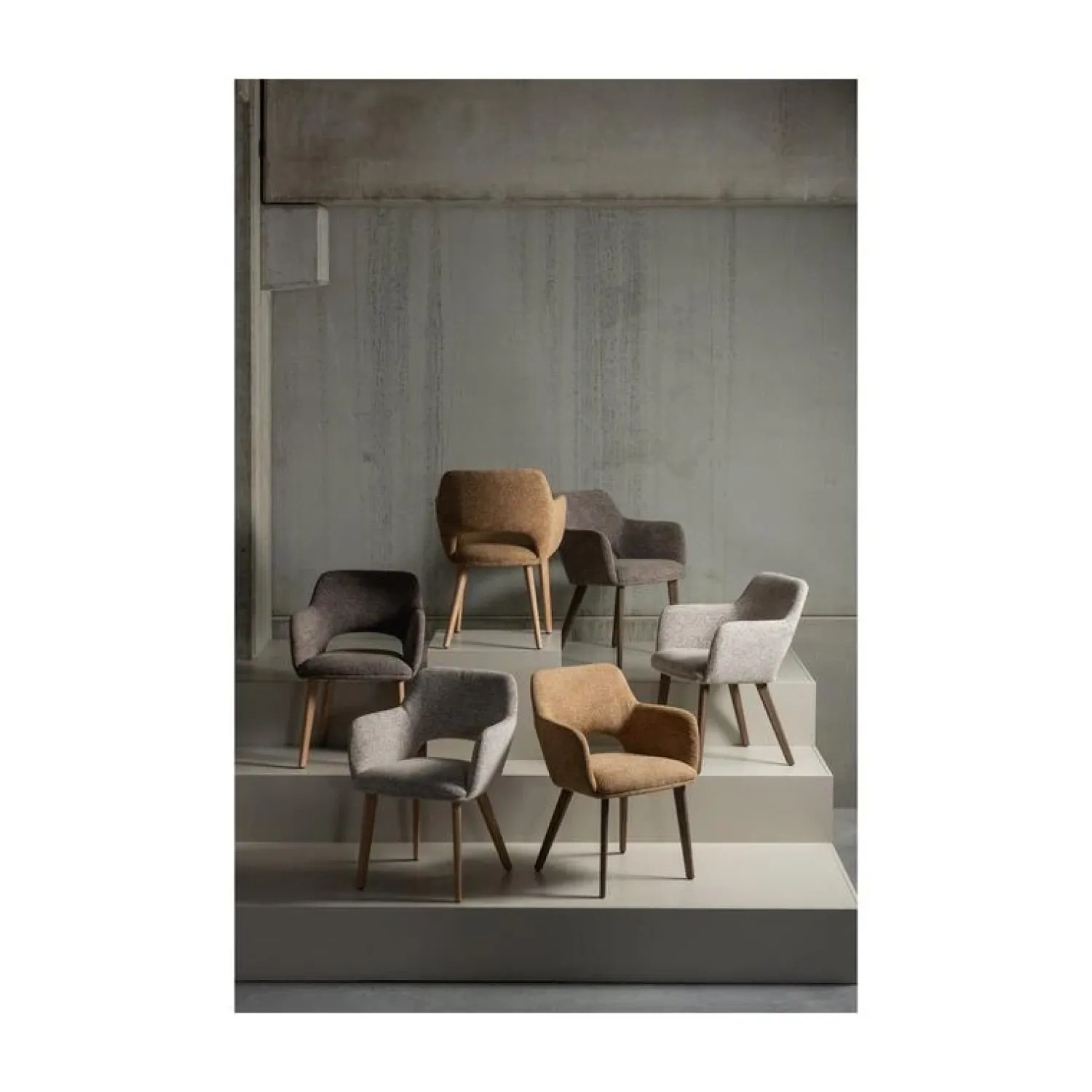 WOOOD Eetkamerstoelen|Murat Eetkamerstoel Naturel Met Houten Poot Naturel