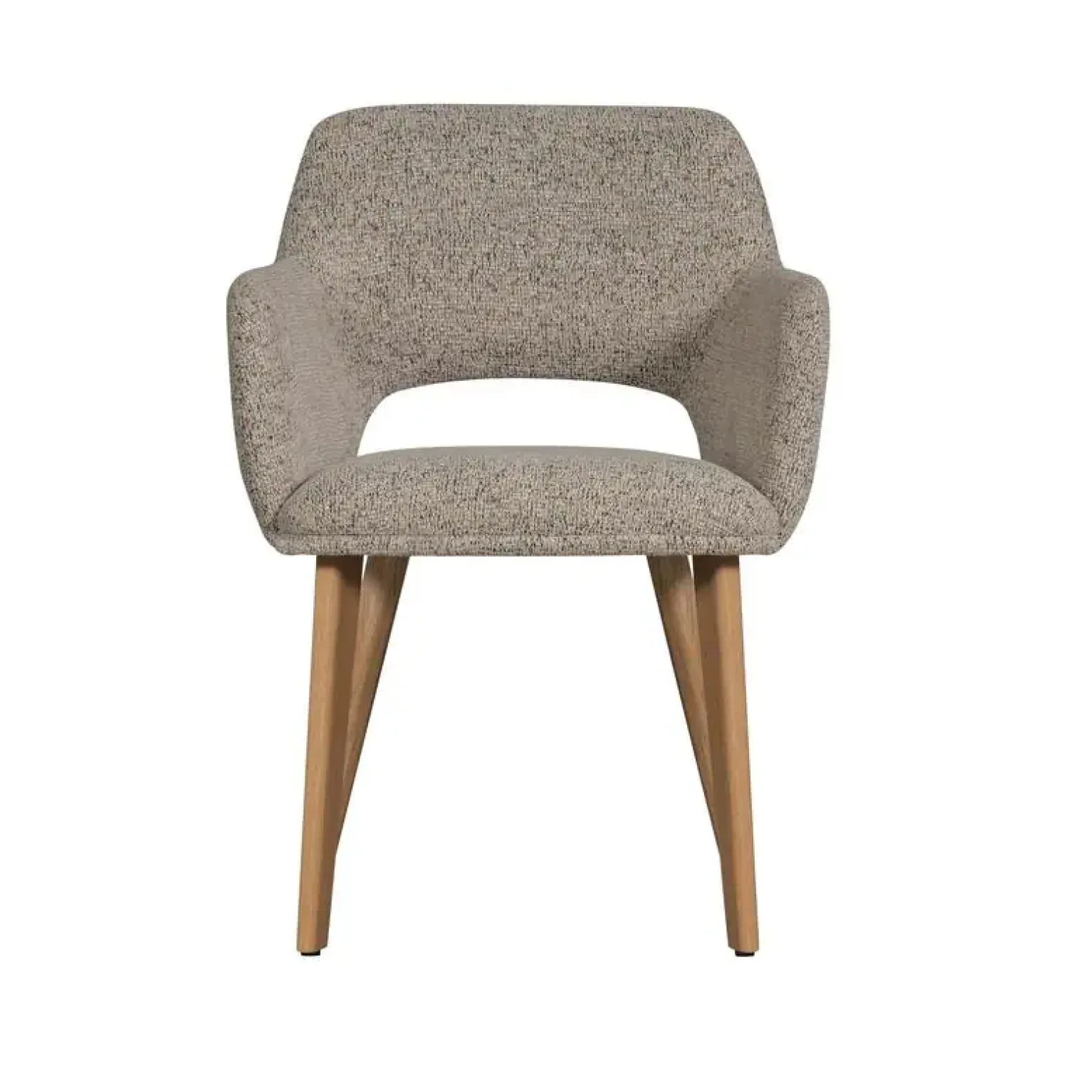 WOOOD Eetkamerstoelen|Murat Eetkamerstoel Naturel Met Houten Poot Naturel