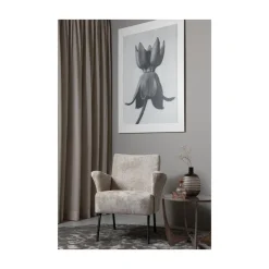 WOOOD Fauteuils|Muse Fauteuil Grof Geweven Stof Naturel