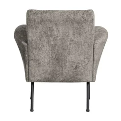 WOOOD Fauteuils|Muse Fauteuil Grof Geweven Stof Taupe
