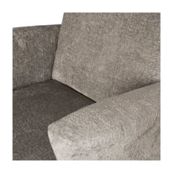 WOOOD Fauteuils|Muse Fauteuil Grof Geweven Stof Taupe