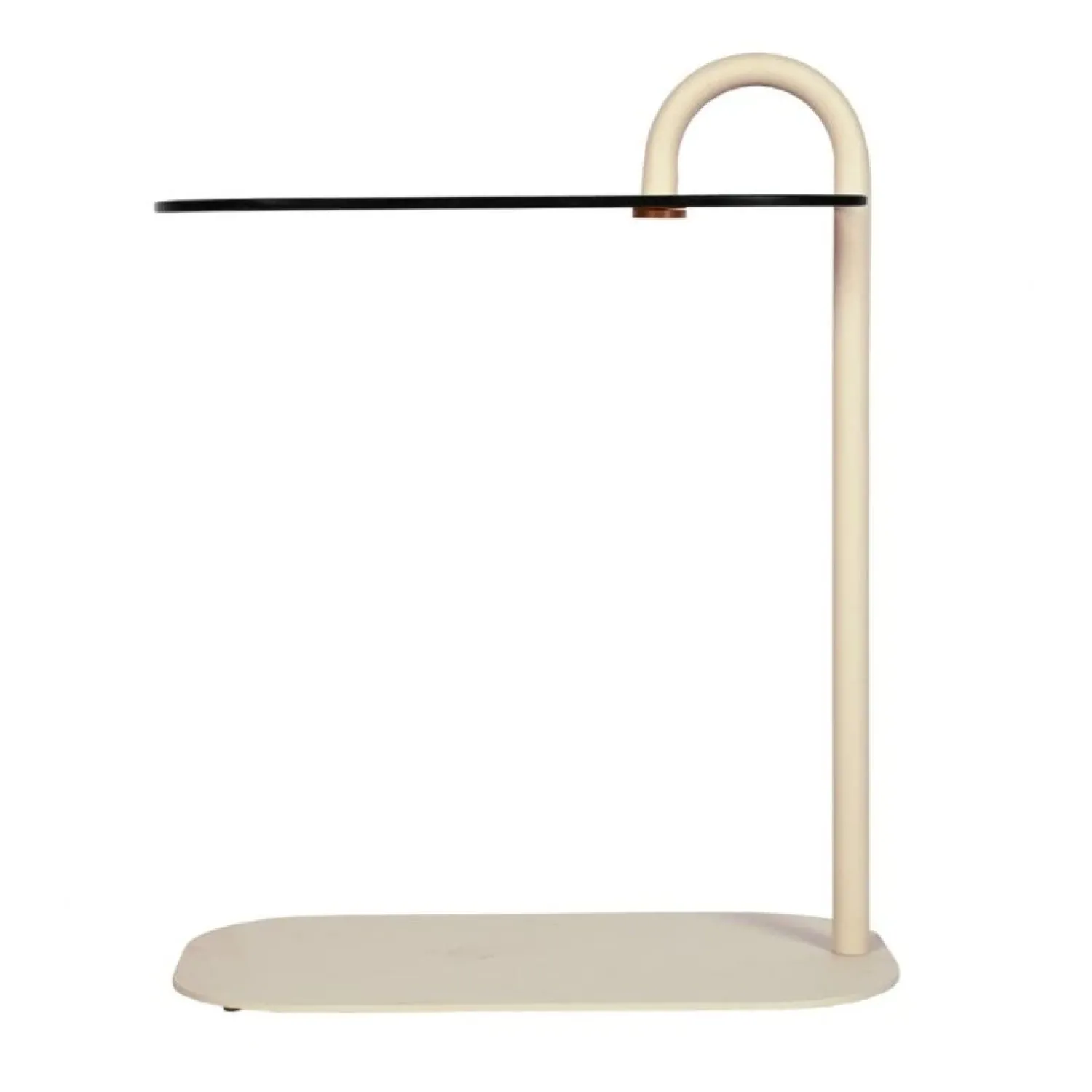 Livingfurn Bijzettafels|Mylon Bijzettafel Glas zand 48cm