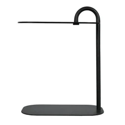 Livingfurn Bijzettafels|Mylon Bijzettafel Glas zwart 48cm