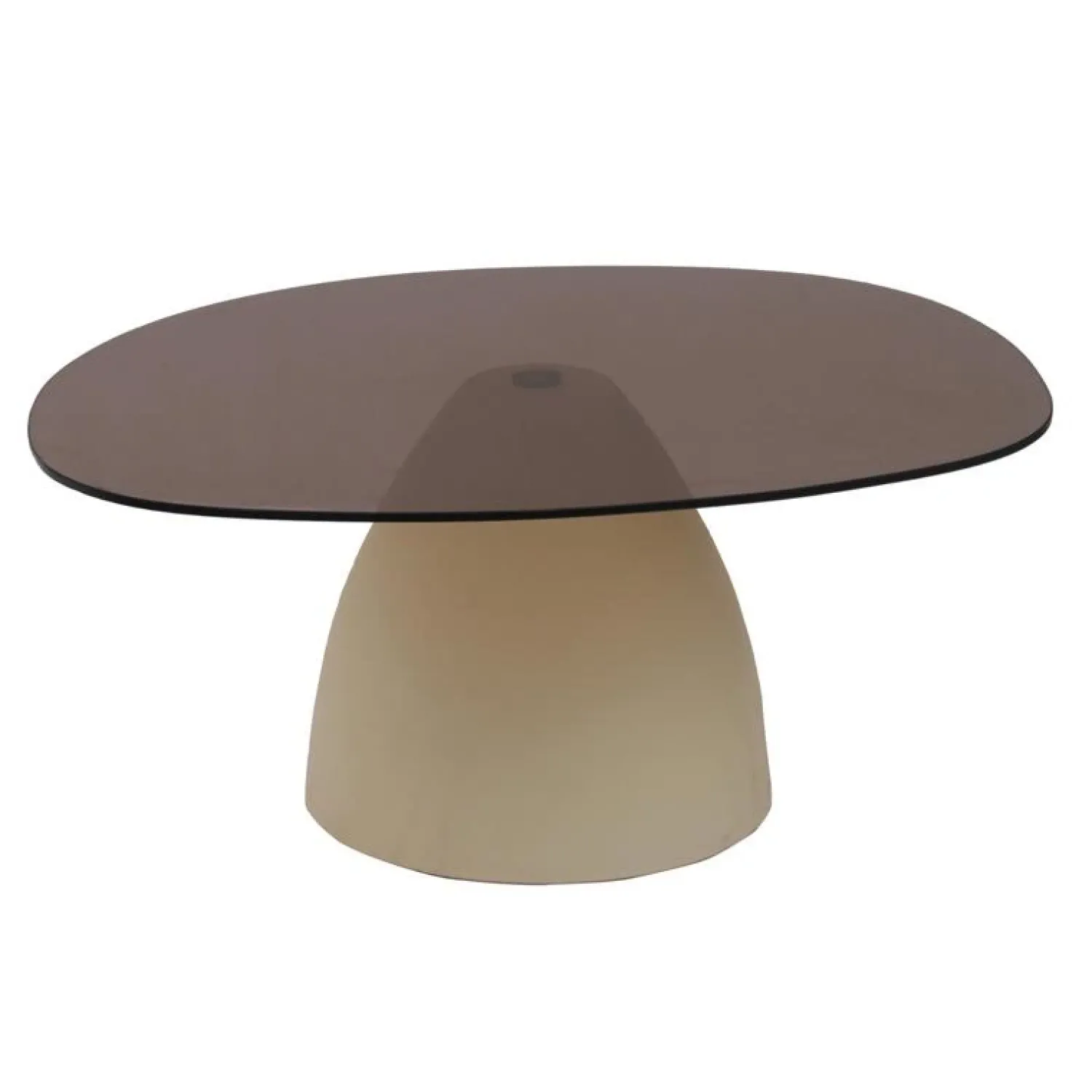 Livingfurn Salontafels|Mylon organische Salontafel Glas 86cm