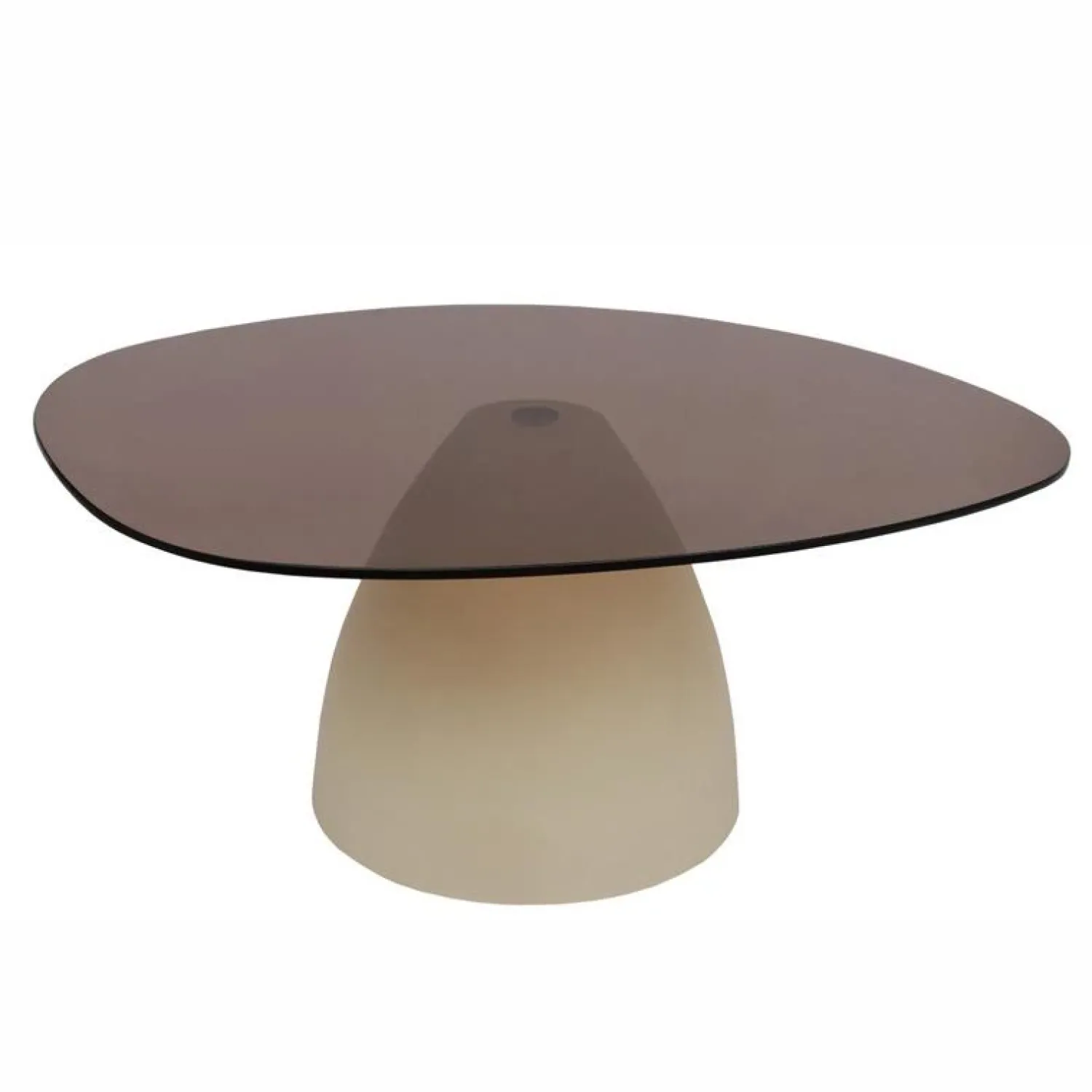 Livingfurn Salontafels|Mylon organische Salontafel Glas 86cm