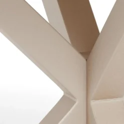 Nordhavn Eettafels|Myrthe Eettafel rond Keramiek met beige poot 119 cm