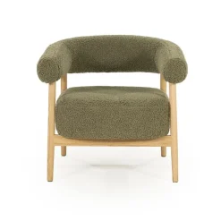 By Boo Fauteuils|Mysa Fauteuil Groen Hout