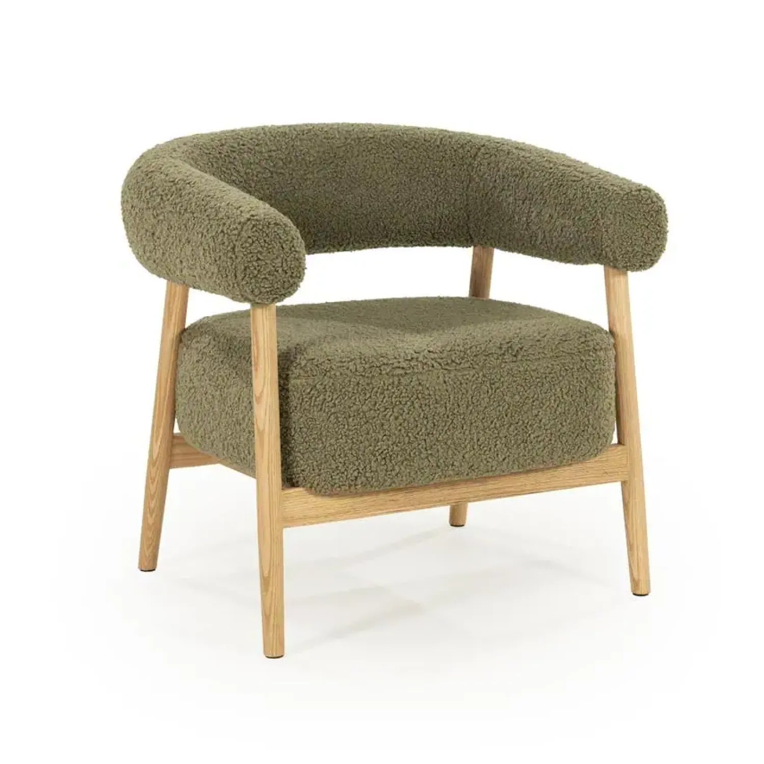 By Boo Fauteuils|Mysa Fauteuil Groen Hout