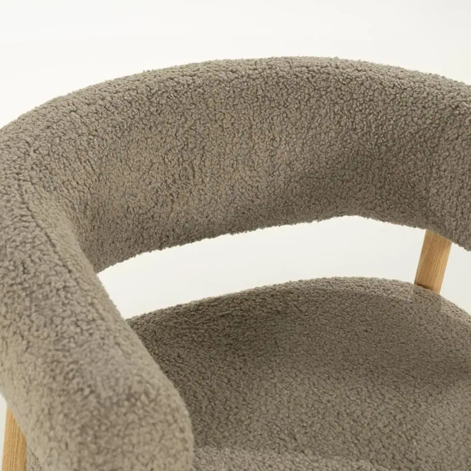 By Boo Fauteuils|Mysa Fauteuil Taupe Hout