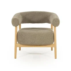 By Boo Fauteuils|Mysa Fauteuil Taupe Hout