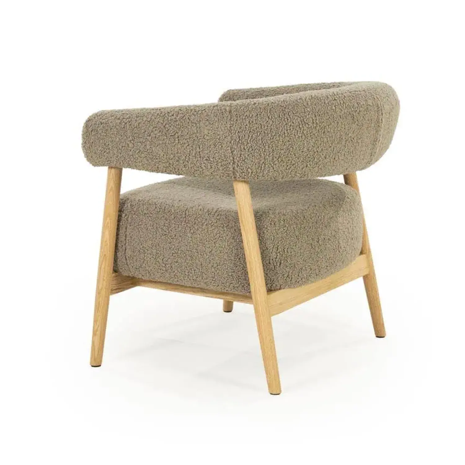 By Boo Fauteuils|Mysa Fauteuil Taupe Hout