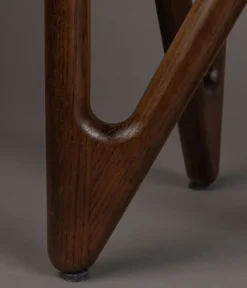 Dutchbone Bijzettafels|Naia Bijzettafel Walnoot 40cm