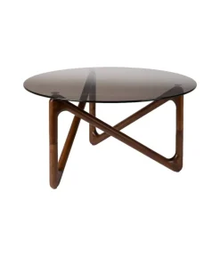 Dutchbone Salontafels|Naia Salontafel Walnoot 80cm