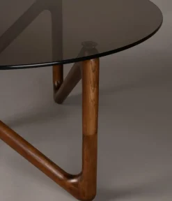 Dutchbone Salontafels|Naia Salontafel Walnoot 80cm