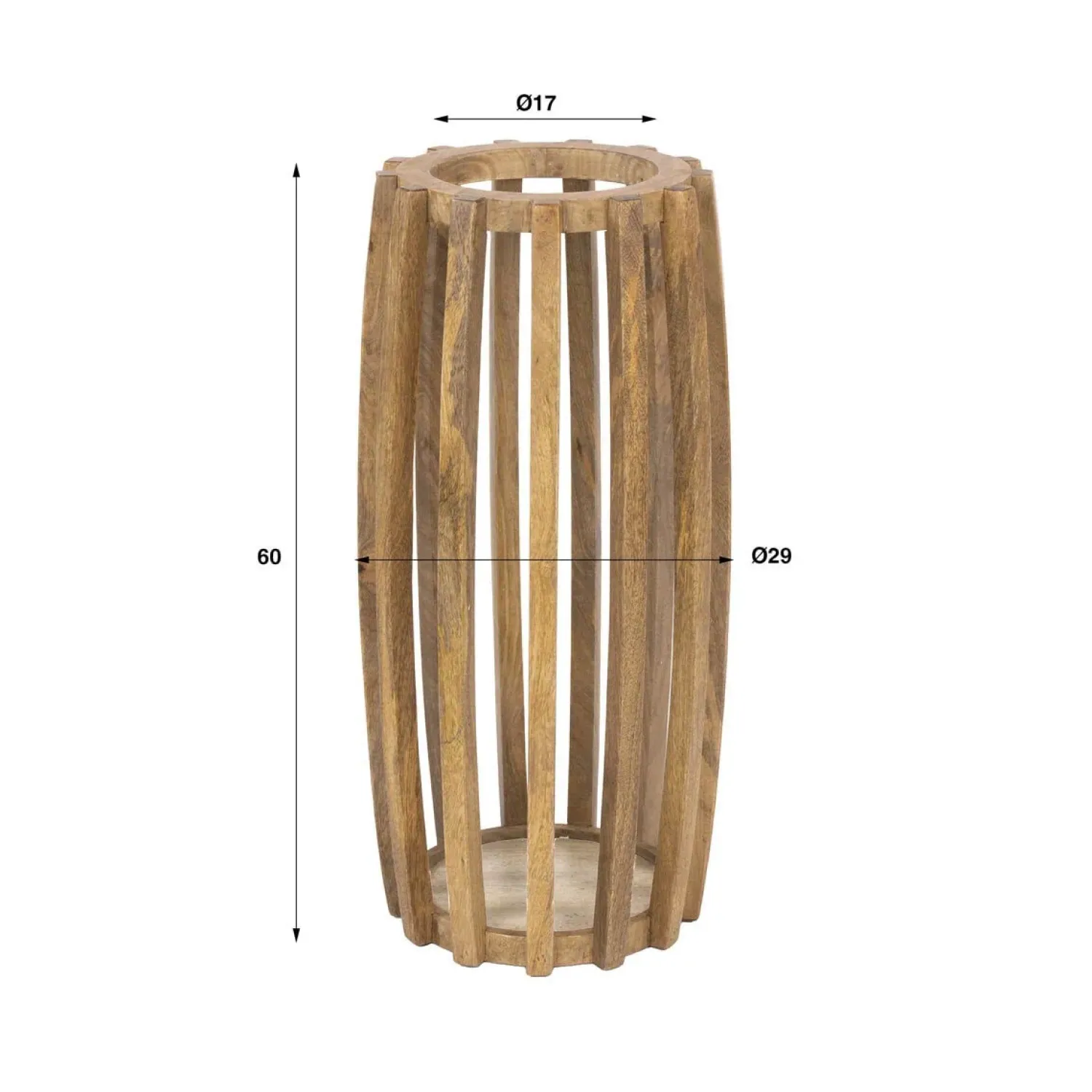 Kalfort Overig|Namra Paraplubak Mangohout 29cm