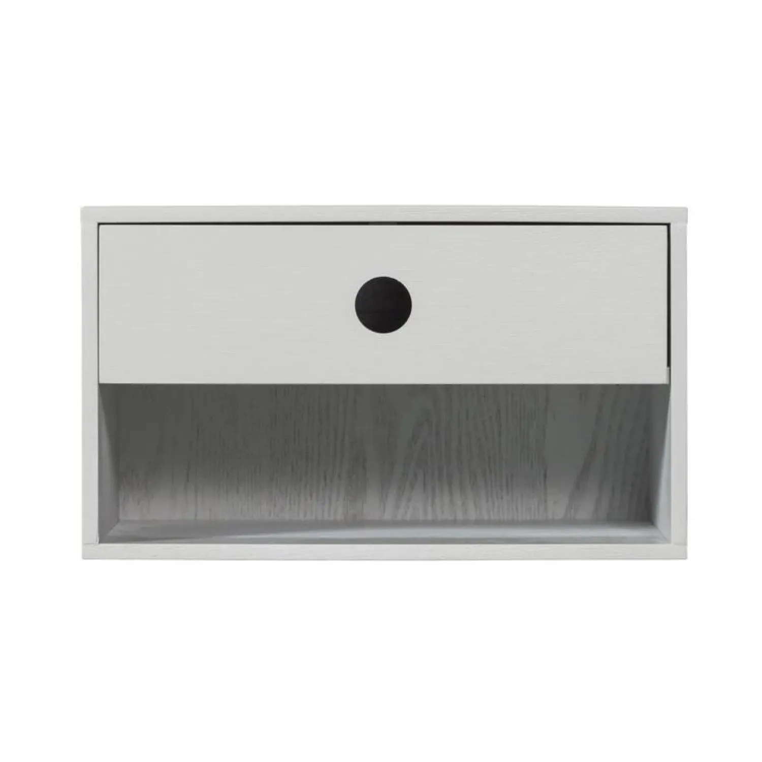 WOOOD Nachtkastjes|Industriele Kasten|Nancy Hangend Nachtkastje Mist 34cm