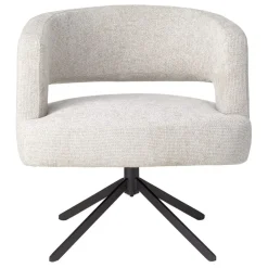 PTMD Eetkamerstoelen|Naroa Eetkamerfauteuil Crème