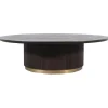 PTMD Salontafels|Naro Salontafel Donkerbruin Mangohout 150cm