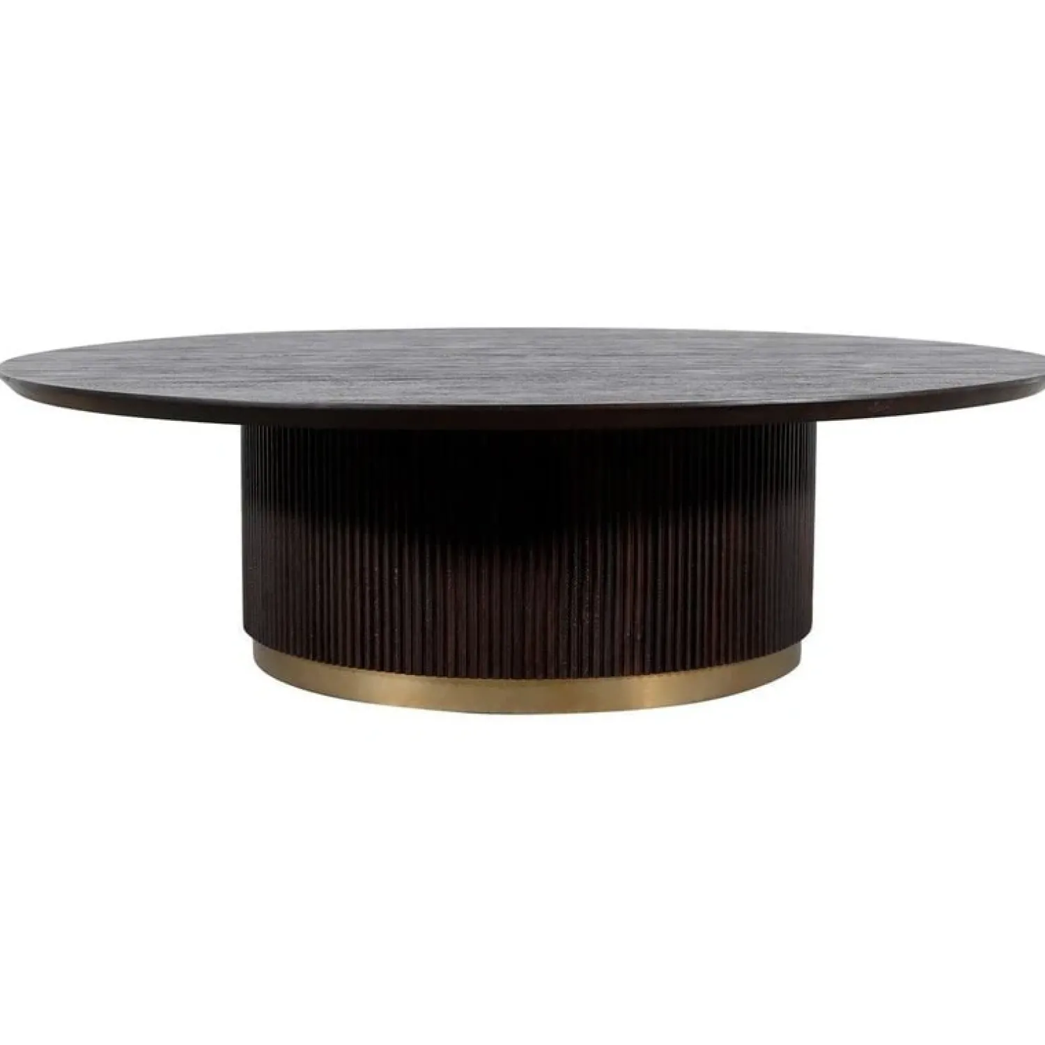 PTMD Salontafels|Naro Salontafel Zwart Mangohout 150cm