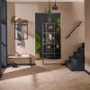 Kalfort Kapstokken|Narrow Kapstok hoog 2×4 haken acacia naturel