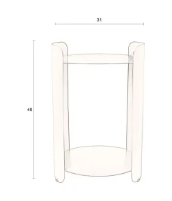 Dutchbone Bijzettafels|Navagio Bijzettafel Groen 31cm