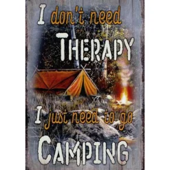 Cavetown Metalen Borden|Need to go Camping - metalen bord