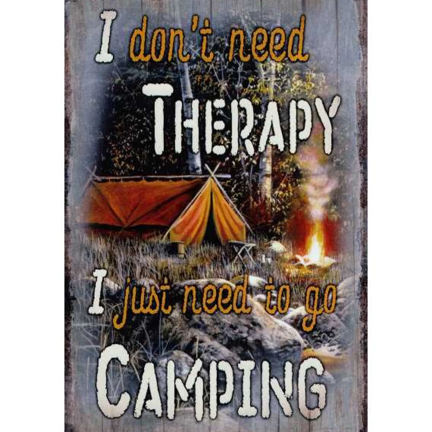 Cavetown Metalen Borden|Need to go Camping - metalen bord