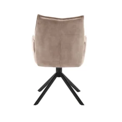 Furndea Eetkamerstoelen|Nelly eetkamerstoel velvet beige