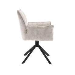 Furndea Eetkamerstoelen|Nelly eetkamerstoel velvet champagne