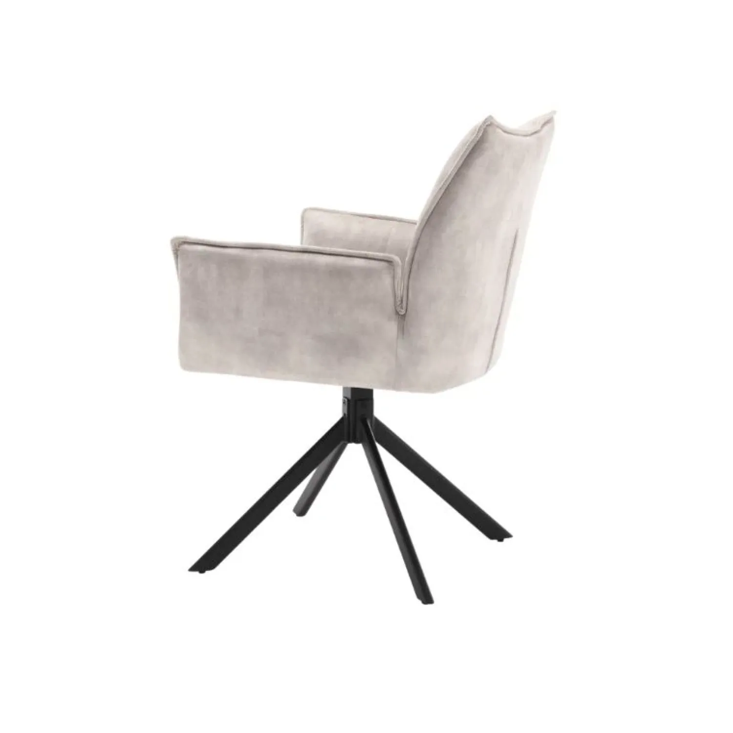 Furndea Eetkamerstoelen|Nelly eetkamerstoel velvet champagne