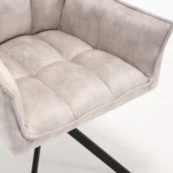 Furndea Eetkamerstoelen|Nelly eetkamerstoel velvet champagne