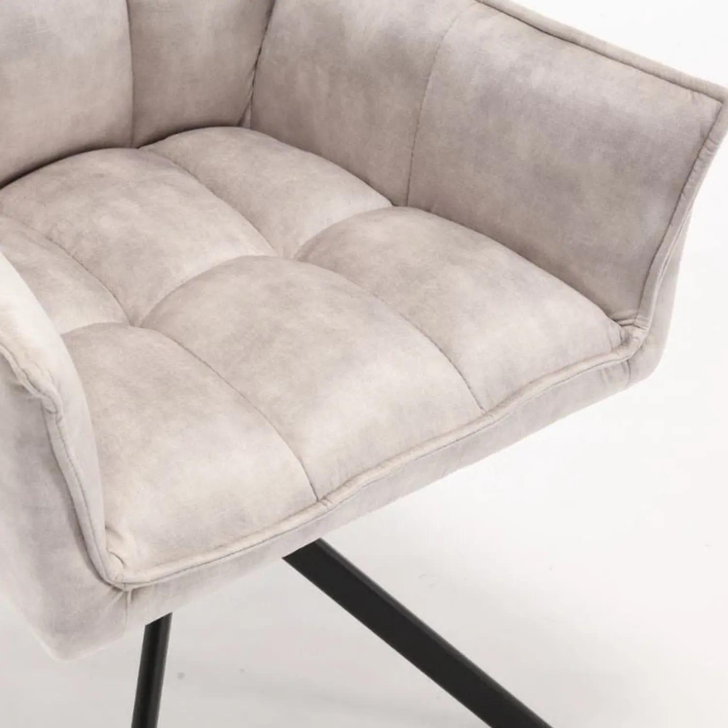 Furndea Eetkamerstoelen|Nelly eetkamerstoel velvet champagne