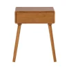 WOOOD Nachtkastjes|Industriele Kasten|Nelo Nachtkastje Bruin 36cm