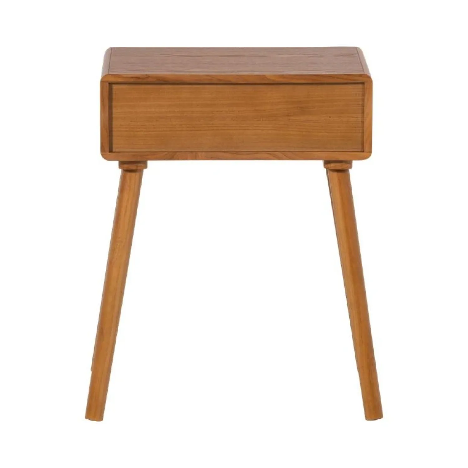 WOOOD Nachtkastjes|Industriele Kasten|Nelo Nachtkastje Bruin 36cm