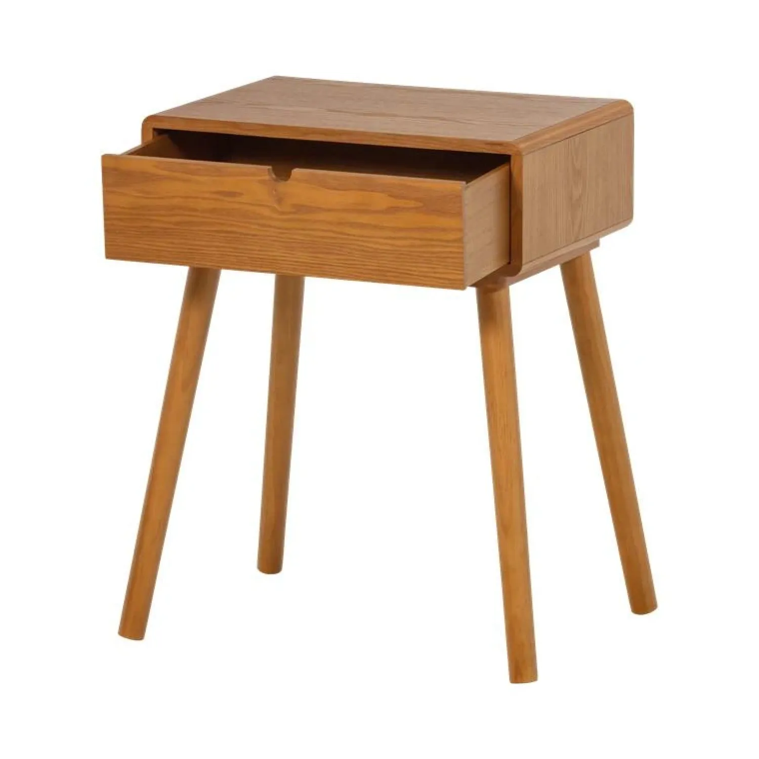 WOOOD Nachtkastjes|Industriele Kasten|Nelo Nachtkastje Bruin 36cm
