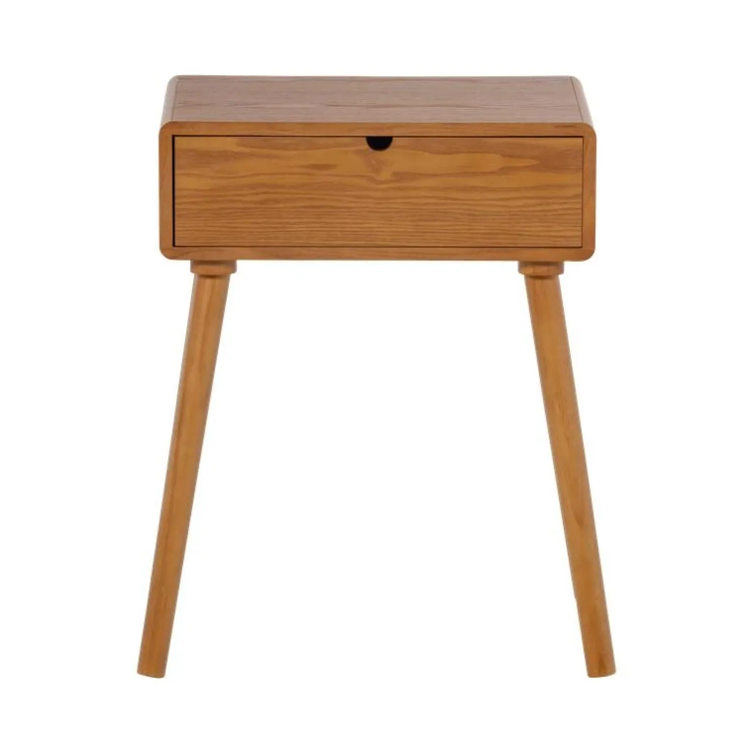 WOOOD Nachtkastjes|Industriele Kasten|Nelo Nachtkastje Bruin 36cm