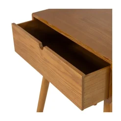 WOOOD Nachtkastjes|Industriele Kasten|Nelo Nachtkastje Bruin 36cm