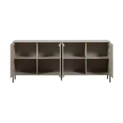 WOOOD Dressoirs|Industriele Kasten|New Gravure Dressoir grenen dust 200 cm