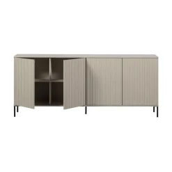 WOOOD Dressoirs|Industriele Kasten|New Gravure Dressoir grenen dust 200 cm