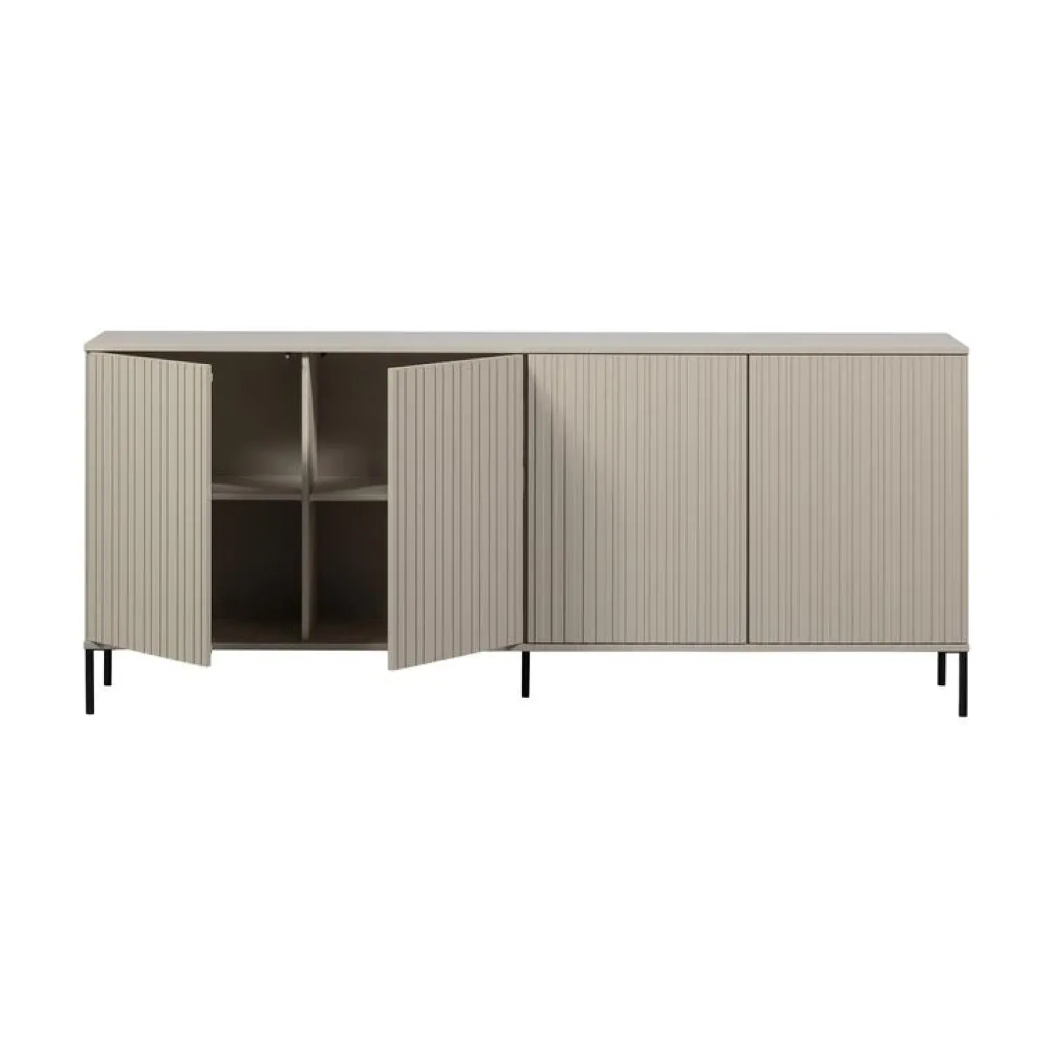 WOOOD Dressoirs|Industriele Kasten|New Gravure Dressoir grenen dust 200 cm