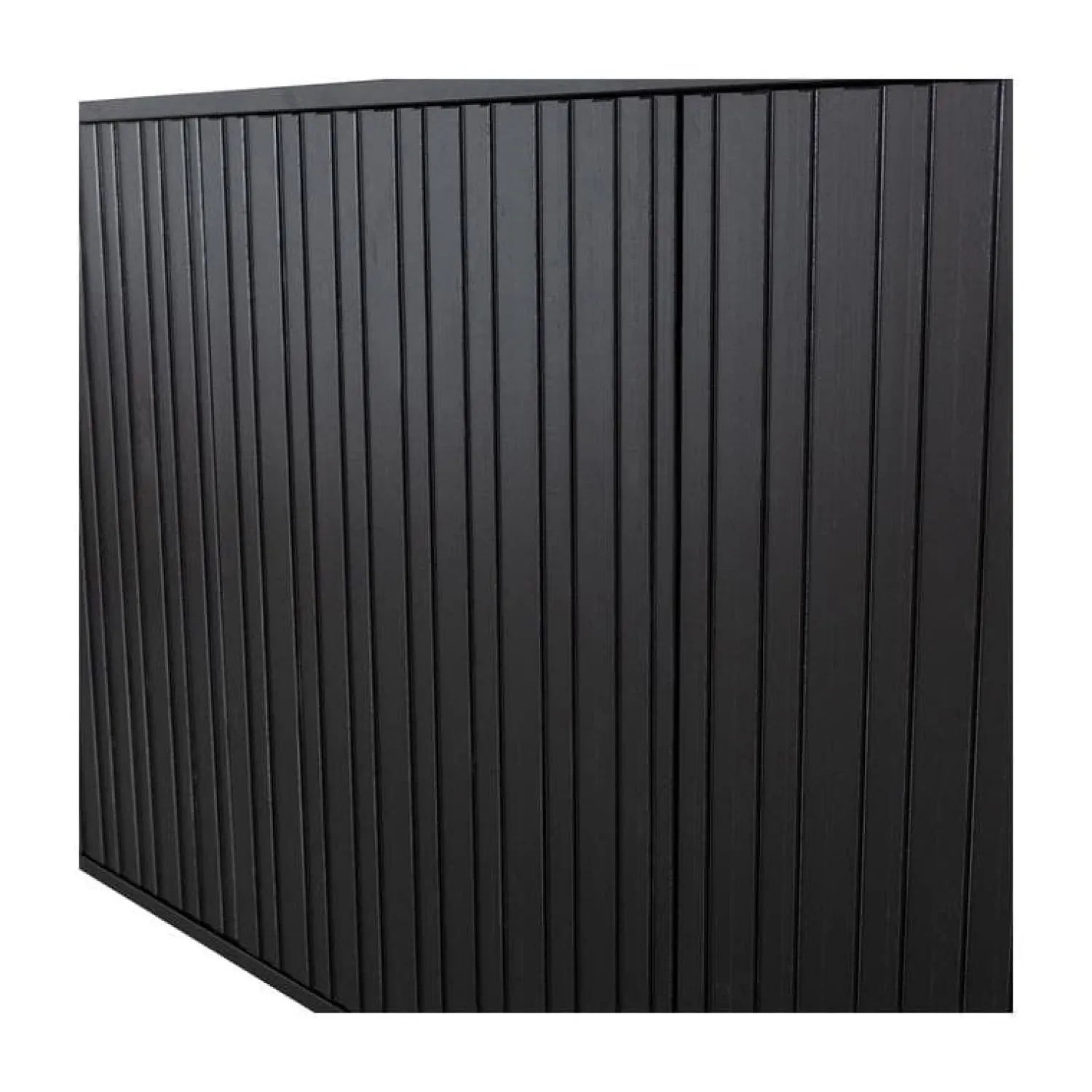 WOOOD Dressoirs|Industriele Kasten|New Gravure Dressoir grenen zwart 200 cm