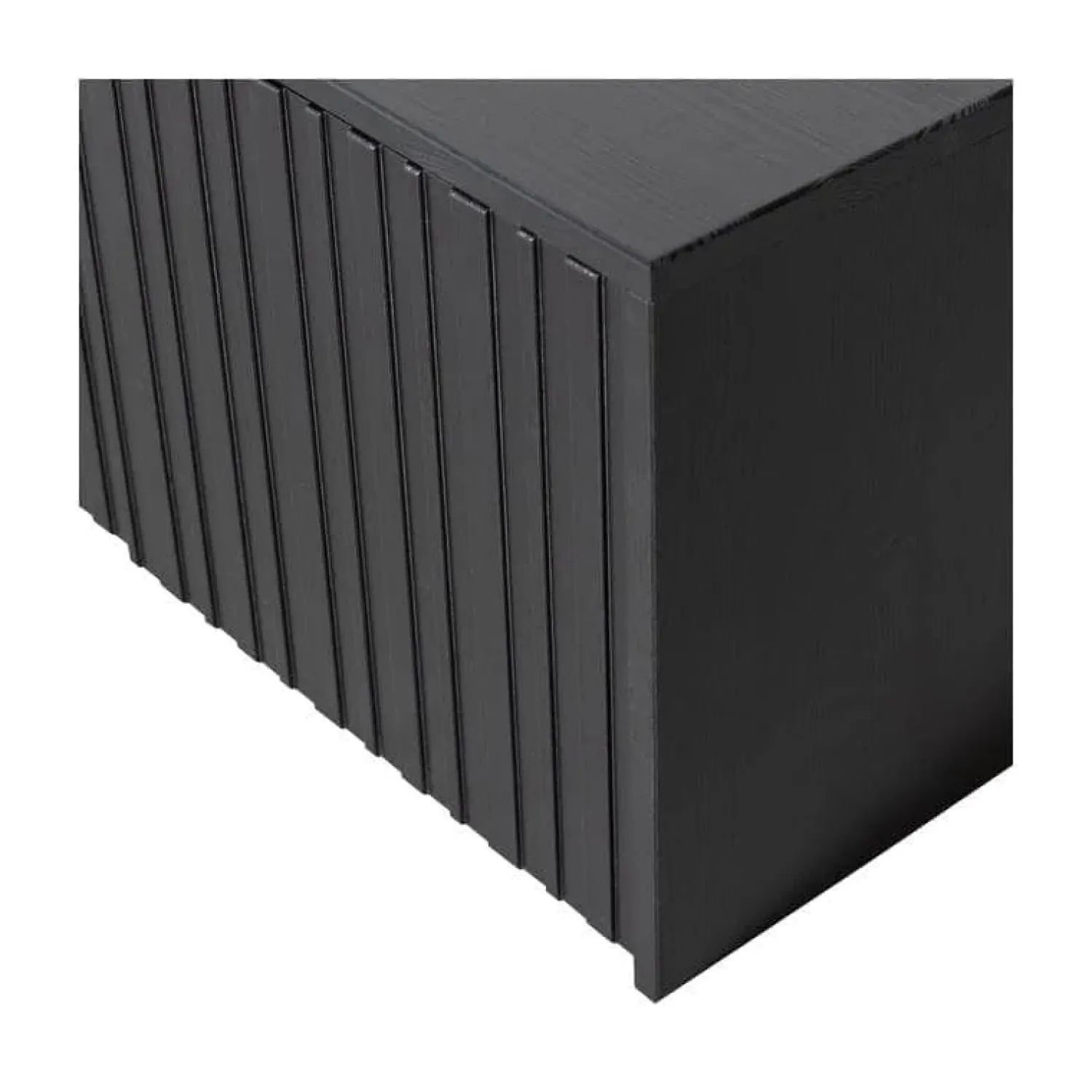 WOOOD Industriele Kasten|New Gravure Kistbank grenen zwart 88 cm