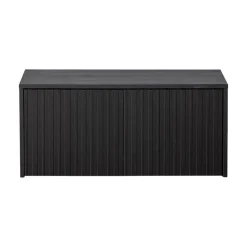 WOOOD Industriele Kasten|New Gravure Kistbank grenen zwart 88 cm