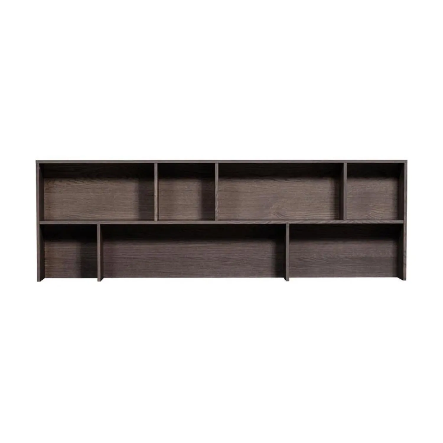 WOOOD Wandkasten|Industriele Kasten|New Gravure Opzetkast essen fineer espresso 200 cm