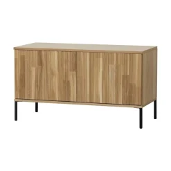 WOOOD Industriele Kasten|Tv Meubels|New Gravure Tv meubel eiken naturel 100 cm