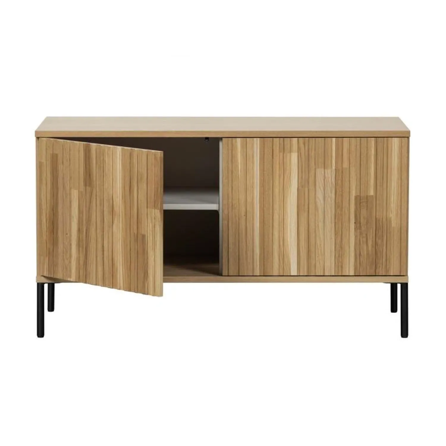 WOOOD Industriele Kasten|Tv Meubels|New Gravure Tv meubel eiken naturel 100 cm