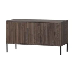 WOOOD Industriele Kasten|Tv Meubels|New Gravure Tv meubel essen fineer espresso 100 cm